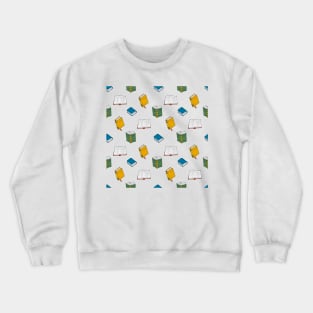 Books pattern Crewneck Sweatshirt